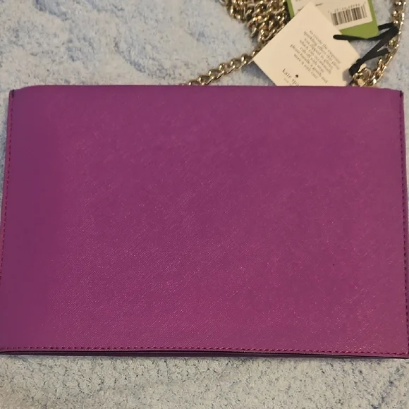 Kate Spade Purple Glitter Clutch - Picture 3 of 4